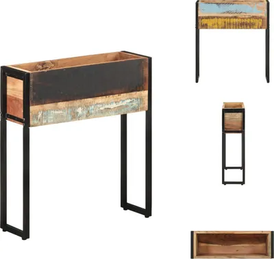 Produktbild von vidaXL Pflanzkübel 60x20x68 cm Altholz Massiv -  Blumentöpfe & Pflanzgefäße