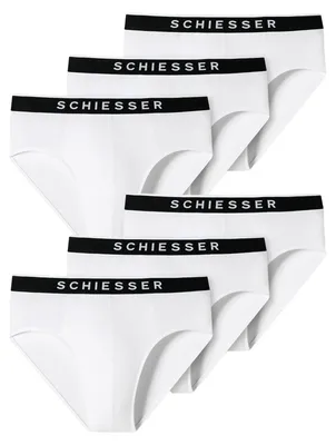 Produktbild von Herren Rioslip 6-Pack 95/5 Organic Baumwolle - weiss - Größe S
