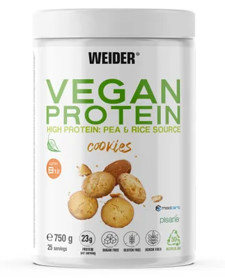 Imagen del producto de Weider Proteína Vegana (750g) Galletas - Proteínas - Proteína Vegana