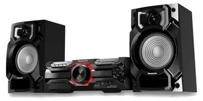 Zdjęcie produktu dla Panasonic SC-AKX320, System mini domowego audio, Czarny, 450 W, 2-drożny, 16 cm, 6 cm