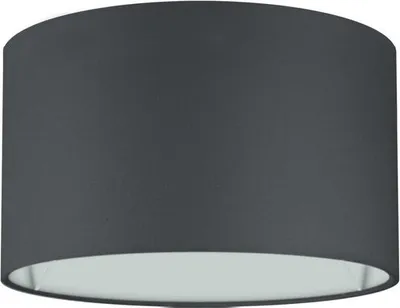 Produktbild von Wogati® Premium Lampenschirm E14/E27 Baumwolle|Farbe: Schwarz/Größe: Ø25cm Höhe 17,2cm
