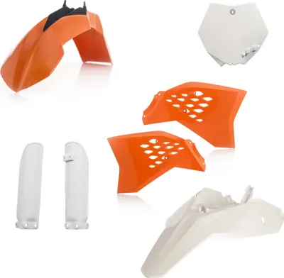 Produktbild von ACERBIS Verkleidungskit 7 Teile Orange/Weiß für KTM SX 65