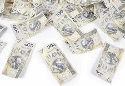 Produktbild von Konfetti-Kanone Schussröhre mit PLN 200 Banknoten, 60 cm