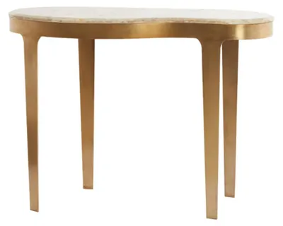 Image de Table d'appoint marbre taupe Light & Living