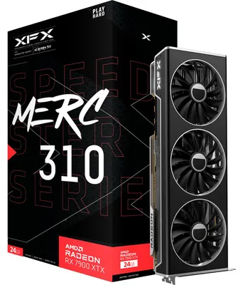 Image de XFX RX 7900XTX Black Gaming MERC 310    24GB GDDR6 HDMI 3xDP