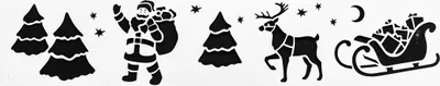 Produktbild von Schablone weihnachtsbanner - Feeric Lights & Christmas
