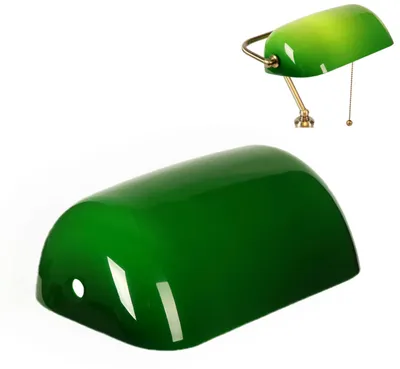 Immagine prodotto di Paralume di ricambio in vetro, vetro per lampada da scrivania, paralume per lampada da tavolo