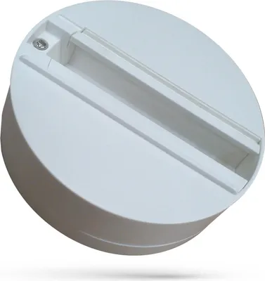 Produktbild von SPS2 Adapter ''1circuit'' für Phasen-Schienensystem, 74x37x37mm, weiß
