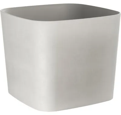 Immagine prodotto di Square flower pot - GARDEN ID - Swing Square - 36 L - 40 x 40 x 32 cm - White Stone