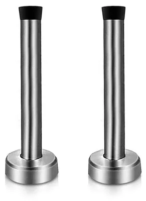 Türstopper 10 cm, Wandmontage, gebürstet, Nickel, 2 Stück