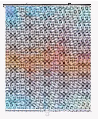 Zdjęcie produktu dla Osłona przeciwsłoneczna na przednią szybę, osłona przeciwsłoneczna, srebrna, 45 x 125 cm.
