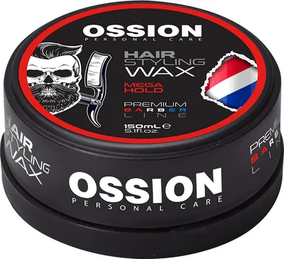 Produktbild von Ossion Barber Line Hair Styling Wax Mega Strong 150 ml