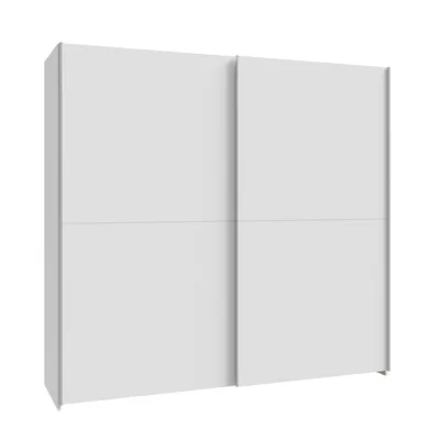 Produktbild von Schiebetürenschrank >Schach&matt< in weiss - 200,1x190,5x61,2cm (BxHxT)
