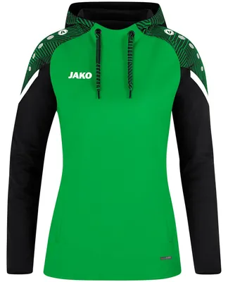 Produktbild von Jako Performance Kapuzensweat Damen - Soft Green / Schwarz