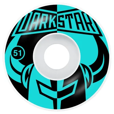 Obrázok produktu pre kolieska DARKSTAR - Divide Wheels Black/Aqua (BLACK-AQUA)