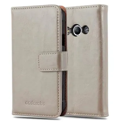 Image de Cadorabo Housse pour Samsung Galaxy XCover 3 Housse de protection en marron Housse pour portable Book Case Etui Luxury