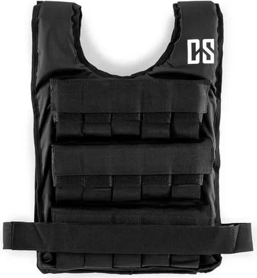 Produktbild von Capital Sports Monstervest Gewichtsweste - Weight Vest für Kraft- & Ausdauer-Training, verstellbare Trainingsweste, herausnehmbare Metall-Gewichte, 10 kg, schwarz