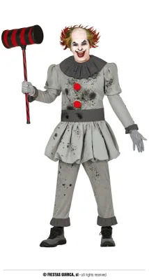 Produktbild von Guirca Böse Clown Männerkostüm  M  M