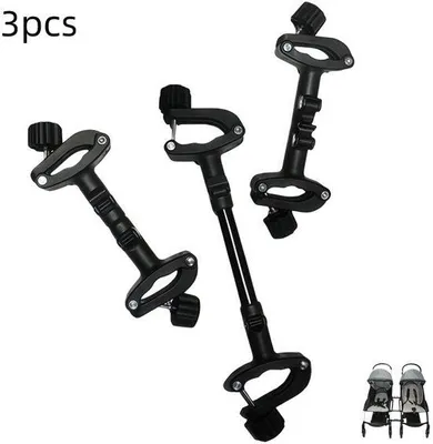 Immagine prodotto di Giunto a doppia griglia per passeggini gemellari - 20x9 cm - nero