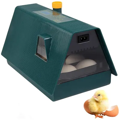 Produktbild von 10 Brutkästen, automatische Eierwende & Feuchtigkeitsregulierung, Brutmaschine für Hühner-, Enten- & Wachteleier