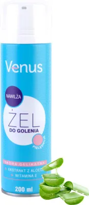 Zdjęcie produktu dla Venus żel do golenia Aloes skóra wrażliwa 200 ml