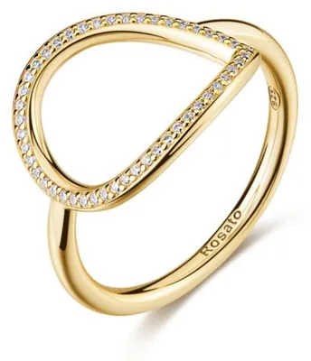 Immagine prodotto di Anello di design placcato oro Sofia RZSO40 - Circonferenza: 52 mm