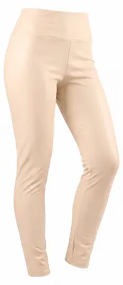 Produktbild von Lederleggings Damen angeraute Kunstleder 34-44 Schlupf Leggings Lederoptik
