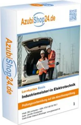 Image de AzubiShop24.de. Industriemeister Elektrotechnik. Lernkarten