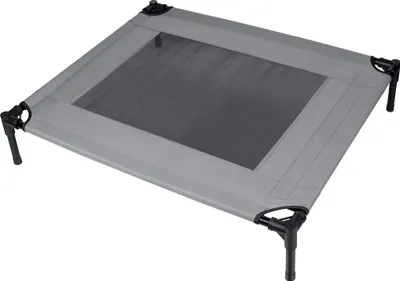 Obrázek produktu pro XINZI lehátko pro psy se stříškou pelíšek pro vnitřní venkovní zahradu 76x61x76cm pelíšek pro domácí mazlíčky do 40 kg (velikost M, šedá)