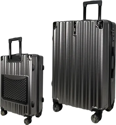 Produktbild von SIGN Reisekoffer ABS Koffer Trolley Hartschale  anthrazit-metallic-L