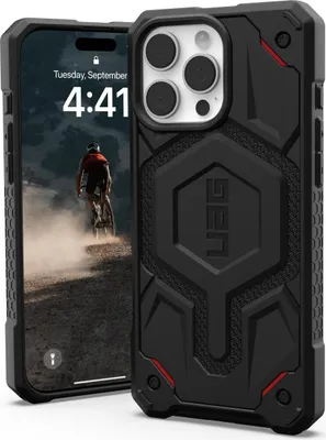 Produktbild von Urban Armor Gear Monarch Pro Polyamid, Cover, Apple, iPhone 16 Pro Max, 17,5 cm (6.9"), Schwarz