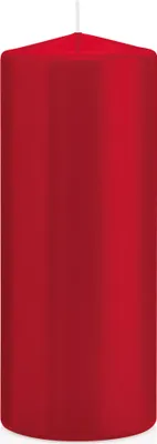 Produktbild von Wiedemann Große Stumpenkerzen Weihnachtsort Ø 80 x 200 mm, 6 Stück, 119 Brenndauer
