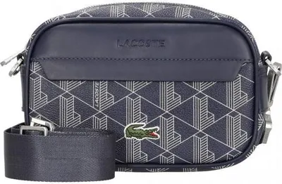 Obrázek produktu pro Taška přes rameno LACOSTE The Blend Seasonal Reporter Bag Mono Marine 166 Laponie dark blue