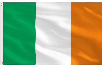 Produktbild von Irland Flagge 150 x 90 cm, 4 Stück, doppelseitig mit Messingösen