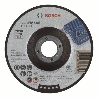 Produktbild von Trennscheibe gekröpft Best for Metal A 46 V BF, 125 mm, 1,5 mm