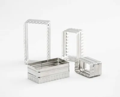 Zdjęcie produktu dla Zestaw wykrawaczy falisty 11.4x6,7 cm stal nierdzewna