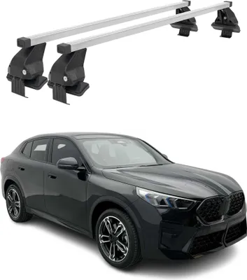 Image de Menabo Barres de toit de base pour BMW iX2 U10 2024-2025 acier argent 2pcs