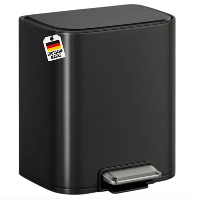 Produktbild von WELLGRO Mülleimer Küche 20l – Edelstahl Treteimer Softclose