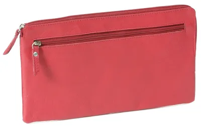 Produktbild von Banktasche im Querformat LEAS in Echt-Leder, rot - LEAS Special-Edition