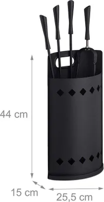 Produktbild von Moderne Kaminset Edelstahl Ofen Zubehör