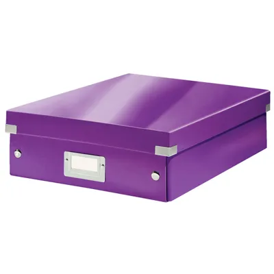 Produktbild von Stredná organizačná krabica Click & Store purpurová