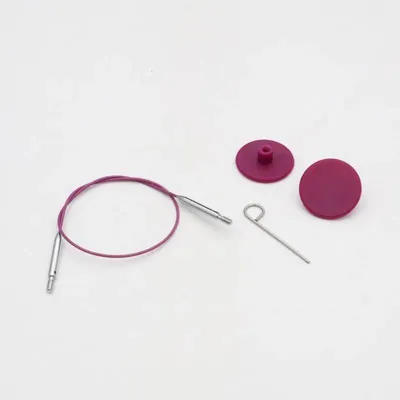 Produktbild von KnitPro 10695 Austauschbares Nadel-Seil 100cm lila