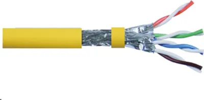 Produktbild von ROLINE S/FTP-(PiMF-)Kabel, Cat.8 (Class I), Massivdraht, AWG22, LSOH, 100 m