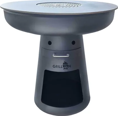 Produktbild von Dreamgarden Grill CIRCLE Feuerplattengrill mit Grillrost Feuerschale schwarz