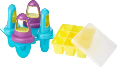 Produktbild von NUK Eisförmchen & Silikon Gefrierform Set – BPA-frei, ideal zum Einfrieren von Babynahrung, Brei oder Snacks – Wiederverwendbar & spülmaschinenfest