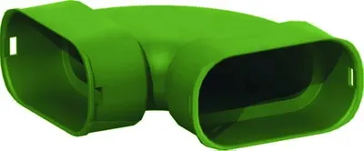 Produktbild von Wolf CWL Excellent Bogen 2576165 90Grad, für Flachkanal, 50 x 100, waagerecht