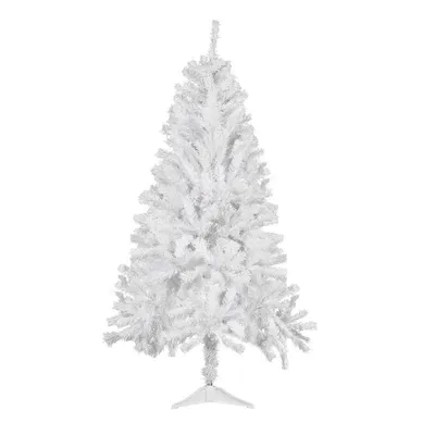 Produktbild von CCLIFE Künstlicher Weihnachtsbaum Nordmanntanne, 120cm,225 Astspitzen,Tannenbaum Klein,Spritzguss,Weiß,Cushhom