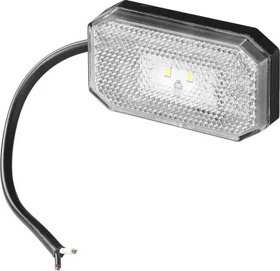 Produktbild von Vordere Positionsleuchte 12/24V weiß 80 x 44 mm LED
