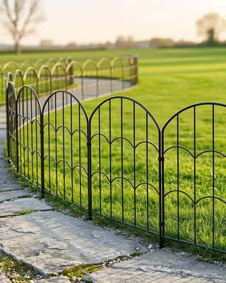Imagen del producto de Valla metálica para jardín, de 61 cm de altura, 8,25 metros de largo, con 25 paneles, ideal para animales pequeños