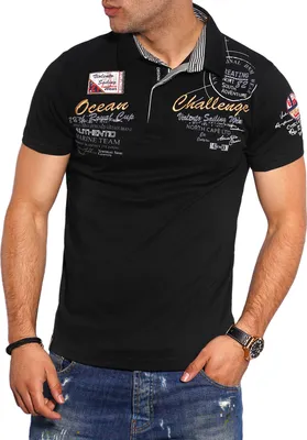 Produktbild von Style-Division Herren Poloshirt SDHOUSTON Bedruckt & mit Stickereien